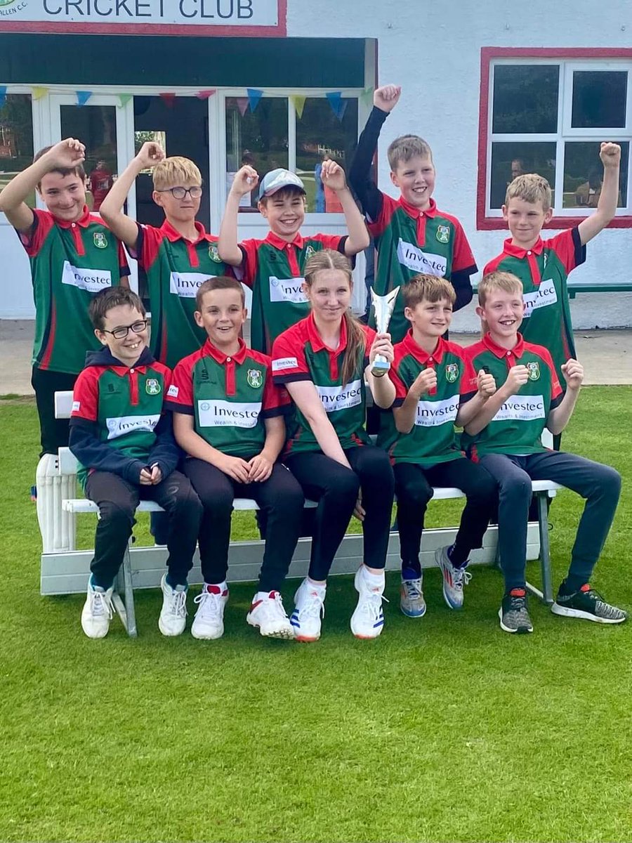 BallyspallenCc's tweet photo. Congraulations - North West league champions 🥳🏏🏆
Well done to our U11 team on their 2 wins tonight in the League Playoff Finals.
Thanks to all our coaches for their time and involvement, and to all the parents for their support throughout the season. https://t.co/DZOSMehB76