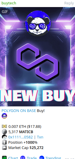 Matic on Base tweet media