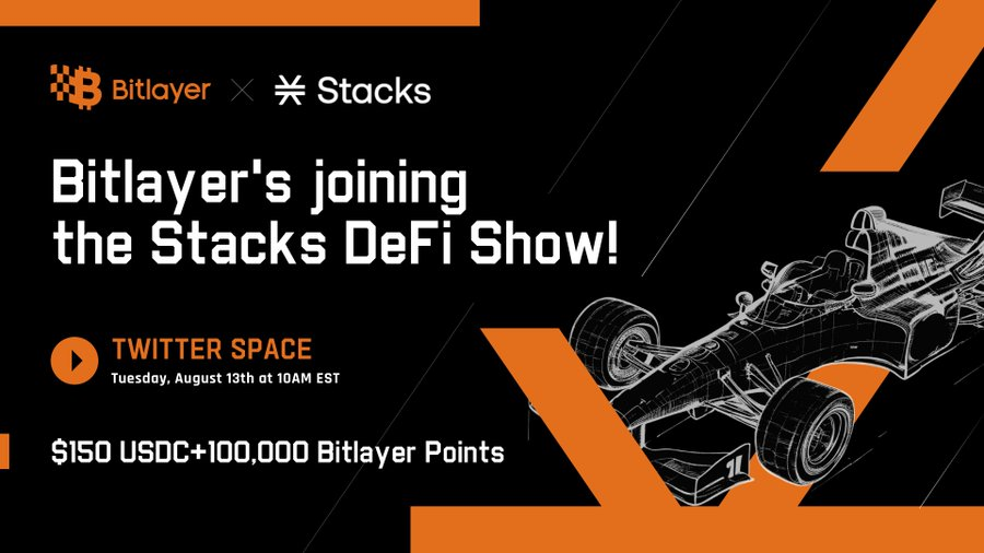 Bitlayer_IDN's tweet image. 🤝 Bitlayer Bergabung dengan Stacks DeFi Show 🤝
Bergabunglah dengan
@Stacks, @stackingdao, @PortaltoBitcoin, dan lainnya untuk ruang DeFi bintang ini!
Untuk ikut serta:
🔸 Ikuti
@BitlayerLabs
dan
@StackingDao
🔸 Retweet postingan ini
🔸 Balas di bawah
x.com/i/spaces/1lDxL…