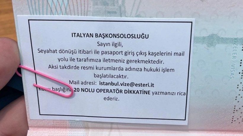 ucuzaucak's tweet photo. Bu tehditkar metin kabul edilebilir değil @ItalyinTurkiye @ItalyinIstanbul https://t.co/rv9RfJqfyy