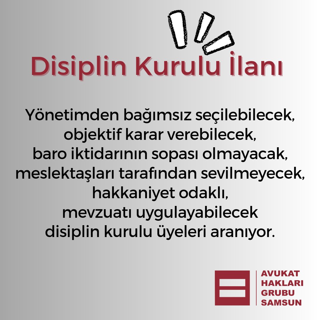 Olan ile olması gereken (sollen) arasında her zaman fark vardır. Tüm barolarda olması gerekenler ile ilgili yapılan sosyal medya çalışmasını eleştirenler olmuş. Saygı duyarım ve eleştiri hakkınızı desteklerim. Susun demek yerine, "susmayın" derim size.