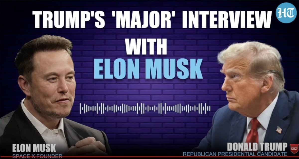 arulPrak_'s tweet image. Tweet thread summarizing the key points from the interview between Elon Musk and former President Donald Trump:

#ElonMusk #DonaldTrump #XInterview #Politics #Economy #BorderSecurity #Inflation #ForeignPolicy #PoliticalPersecution