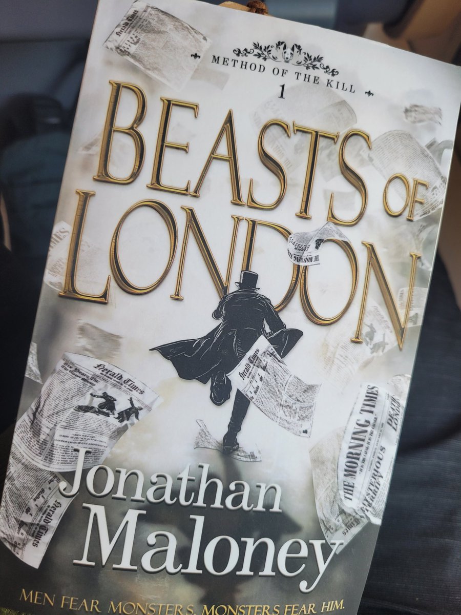New day. New commute. New book! 
I am really excited to start #BeastsOfLondon by Jonathan Maloney today. And with yesterdays announcement that there are more books coming by <a href="/SkyNationPub/">SkyNation Publishing</a> even more. 

I mean, "Men fear monsters, monsters fear him"!!!