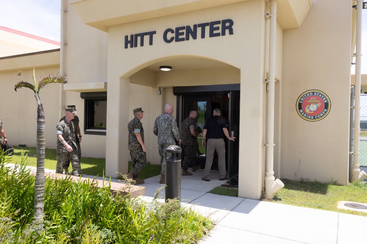 OkinawaMarines's tweet photo. @MCBcampblaz gave a tour of the High Intensity Tactical Training center to senior Marine Corps leaders, on Andersen Air Force Base, #Guam to see the progress of the base’s construction and tour the facilities. 

#HITT #MilitaryProgress #MCIPAC #MilitaryReadiness https://t.co/vKp1XSy5Hm