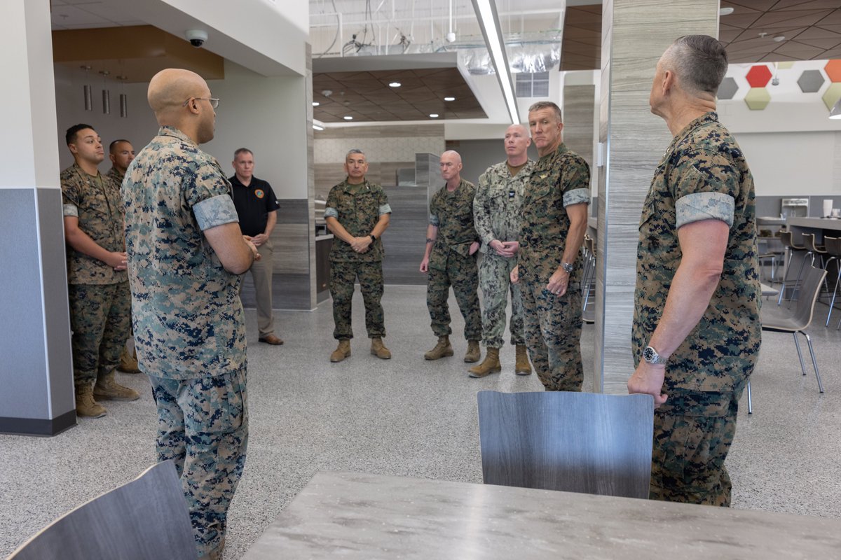 OkinawaMarines's tweet photo. @MCBcampblaz gave a tour of the High Intensity Tactical Training center to senior Marine Corps leaders, on Andersen Air Force Base, #Guam to see the progress of the base’s construction and tour the facilities. 

#HITT #MilitaryProgress #MCIPAC #MilitaryReadiness https://t.co/vKp1XSy5Hm