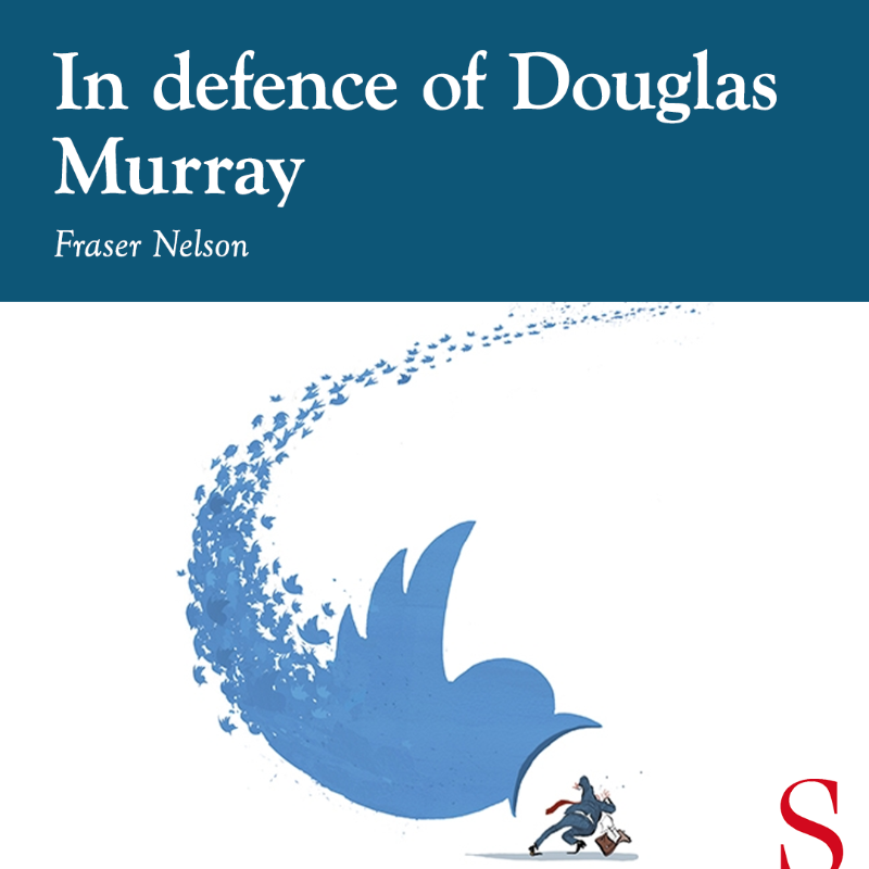 spectator's tweet photo. 'Andrew Neil has rightly pointed out that hell really will freeze over before a Twitterstorm makes The Spectator turn on star columnist Douglas Murray, who has brought so much to the magazine over so many years.'

✍️ Fraser Nelson