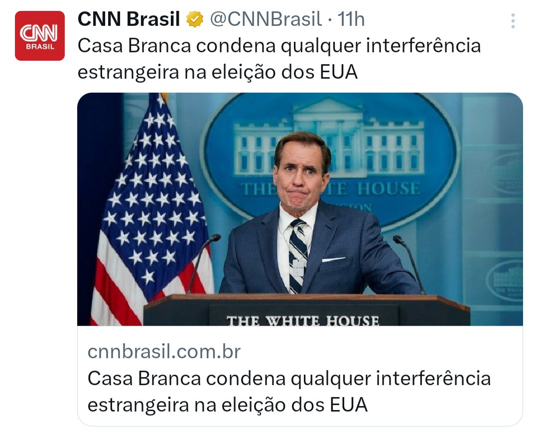 Eles metem o dedo nas eleições no mundo inteiro, mas não toleram ser fiscalizados.
A hipocrisia é enorme .