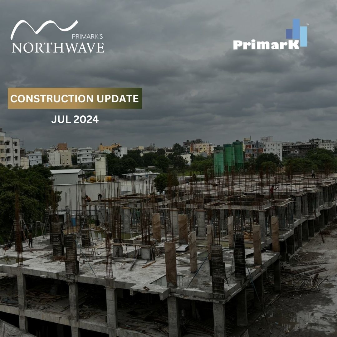Check out how The Northwave is taking shape! Here’s a glimpse of our current project: 2 &amp; 3 BHK flats at Bahadurpally.

For more details call: +91 89519 872233
Visit our website: primarkprojects.in/north-wave/

#PrimarkProjects #PrimarkNorthwave #NewHome #DreamHome #Bahadurpally