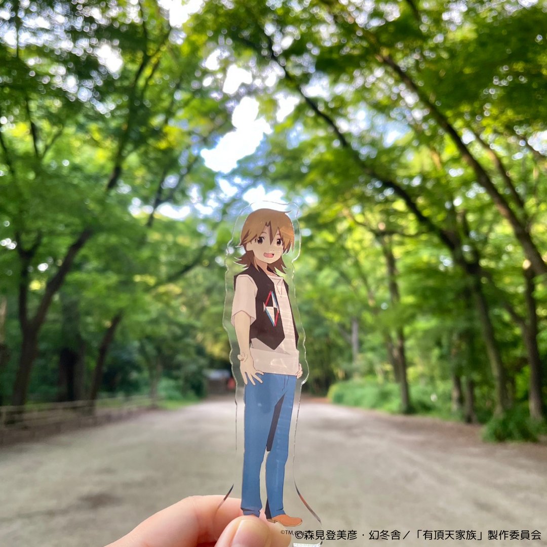 有頂天家族10周年】 矢三郎と糺の森をぶらり🐾 #有頂天家族 アクリル
