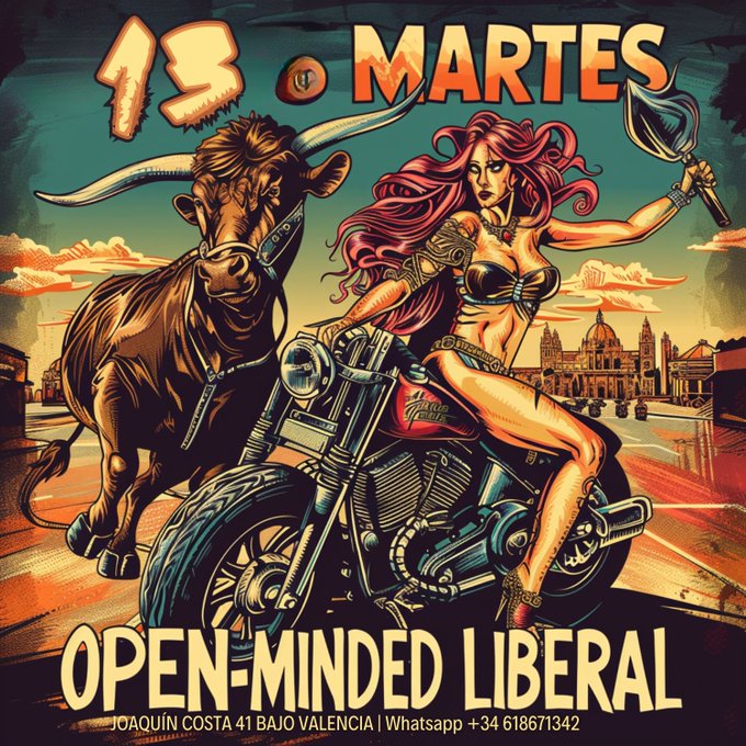 Martes 13 en Open-Minded: Super Martes Liberal &ldquo;No te cases &rdquo;. S&eacute; liberal y poliamoros@ en Open-Minded<a href="/tag/openminded"class="tags"><span>#openminded</span></a><a href="/tag/swingers"class="tags"><span>#swingers</span></a><a href="/tag/poliamor"class="tags"><span>#poliamor</span></a><a href="/tag/supermartesl"class="tags"><span>#supermartesl</span></a>