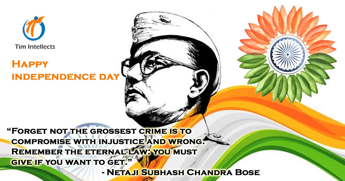 Tim Intellects Salutes the Heroes of India's Independence

Happy Independence Day 2024
#IndependenceDay #15thaugust #indianfestival #78thindependenceday