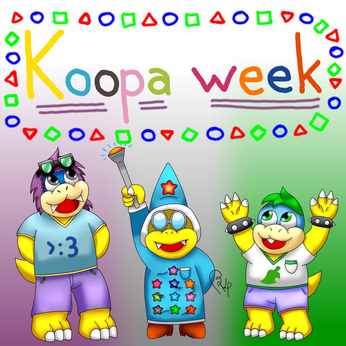 Mykey_Koopa's tweet photo. ((It's August 13th, Koopa Week is over.
Thank you very much for your attention. I hope to see you next week, Koopa!!))
#koopaweek2024
#koopalings
#koopa
#SuperMario
#koopaoc https://t.co/GyAYPj0Fld