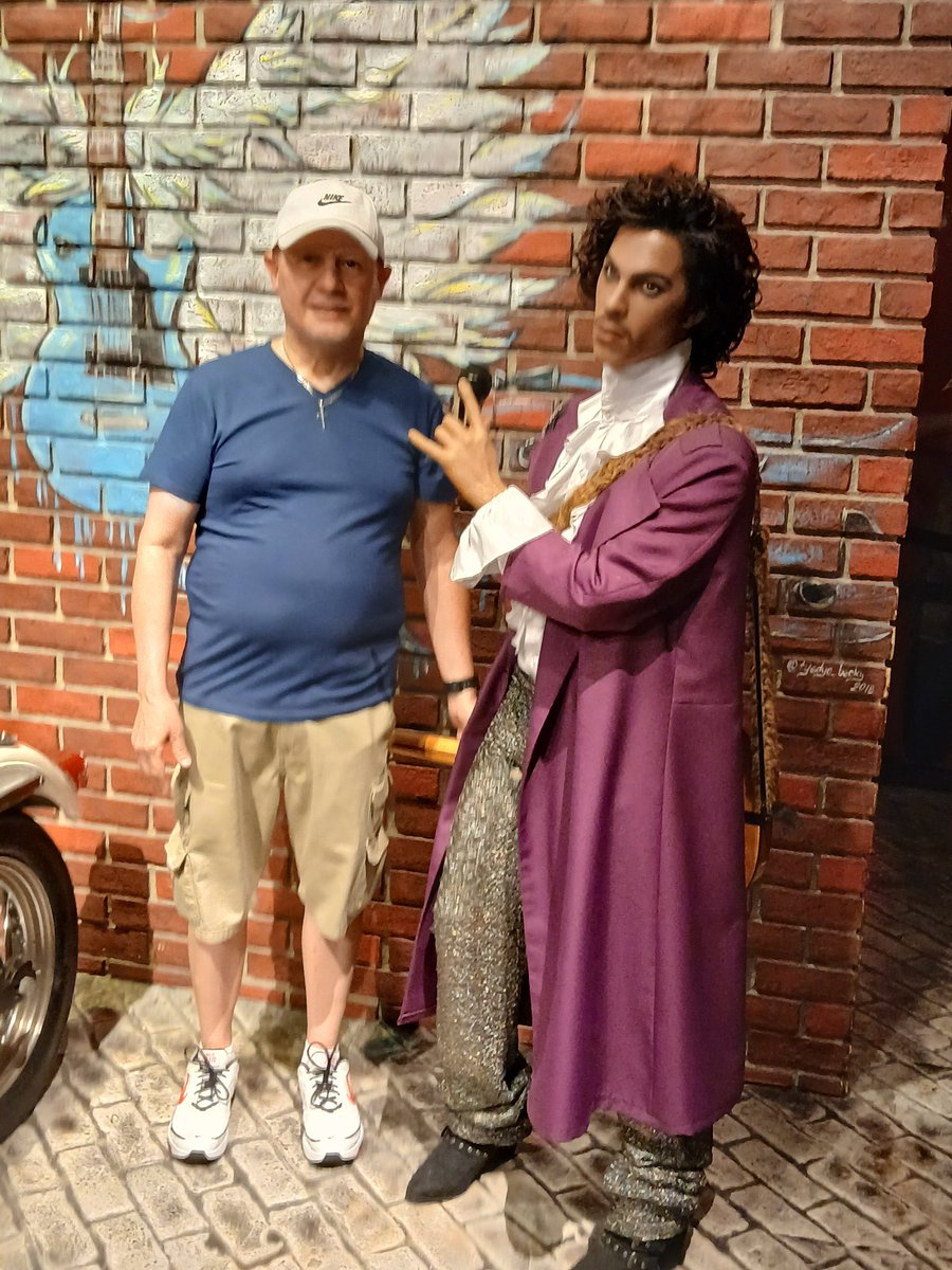 Veronica (PR Manager) For #CreaturesOfClay (@roverdov123) on Twitter photo This is my good friend <a href="/Simoj1958James/">James Simoncavage</a> and Prince at the Madame Tussauds in Nashville Tennessee! Thanks for the visit my friend... Codie and I enjoyed your visit 😊 This is my good friend <a href="/Simoj1958James/">James Simoncavage</a> and Prince at the Madame Tussauds in Nashville Tennessee! Thanks for the visit my friend... Codie and I enjoyed your visit 😊