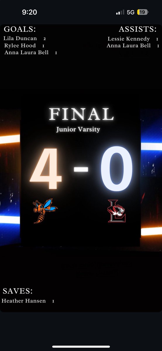 Big way to kick off the season! No time to rest as we travel to Lakeland tomorrow! #LadyHornet⚽️ #TheSisterhood