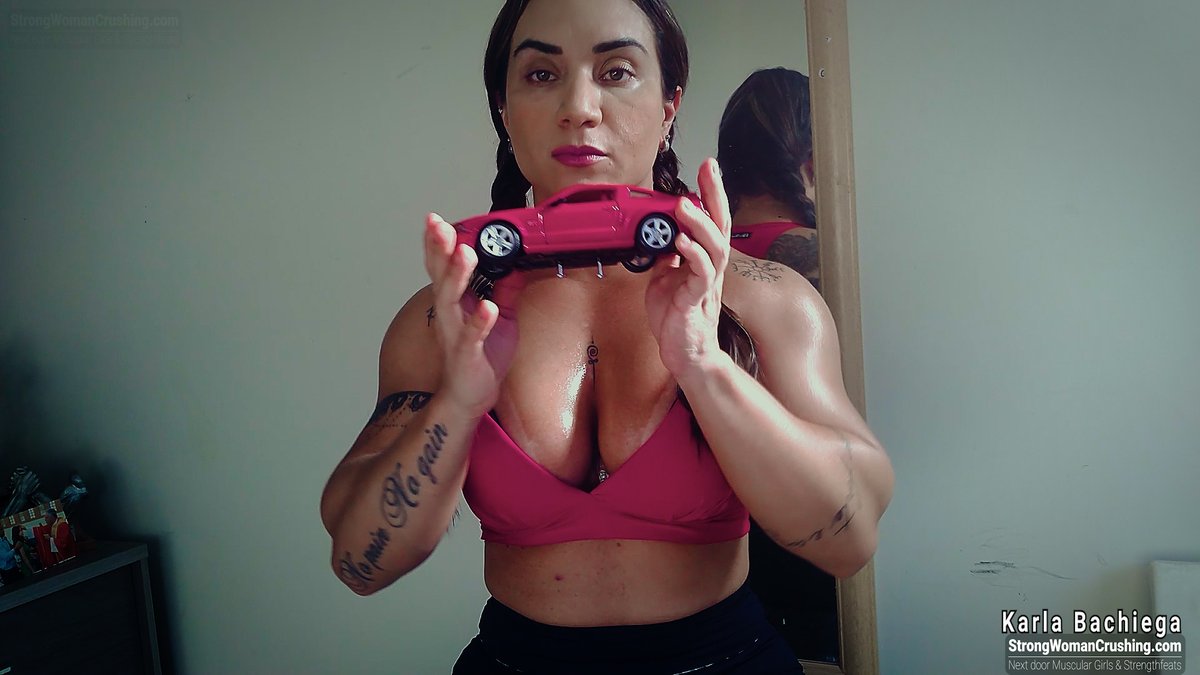 CrushingWoman's tweet photo. Karla uses her pure strength and destroys a puny metal toy car with her hands
https://t.co/qwlZFNZiHh
Karla crushes toy car effortlessly with bare hands.
#bodybuilding
#औरतोंकामज़ोरी
#MuscleGoddessDomination
#MuscleDemolition
#womanliftingcar https://t.co/pXCQXKdALW