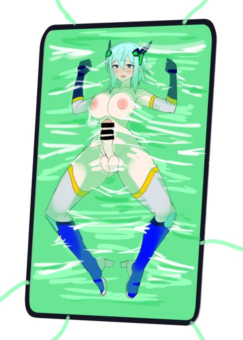 【R-18 ふたなり】強制的にエナジーをパッキンに吸い取られる感じのエレクシャールさん描きたいスケッチ じかんない 