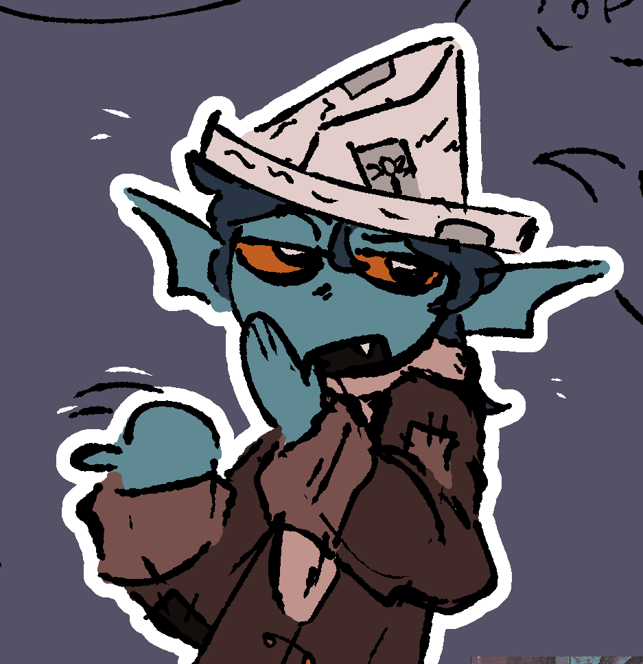 goofymoonboy's tweet photo. my very first triton with a fisher background (i think its a fun dynamic between race/background tbh) 

i dont make'em enough i think the only other examples i have are these two guys (character i used almost just. pure dice rolls for. and minnow) https://t.co/Yzb0w02a0Z