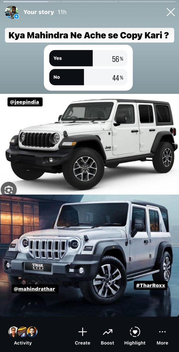 ManAndMotor's tweet image. Instagram Poll Results : Waise Aap logo ka kya kehna hai... 
Mujhe lagta hai ye Kaam bhi Dhang se nahi hua 🤪...