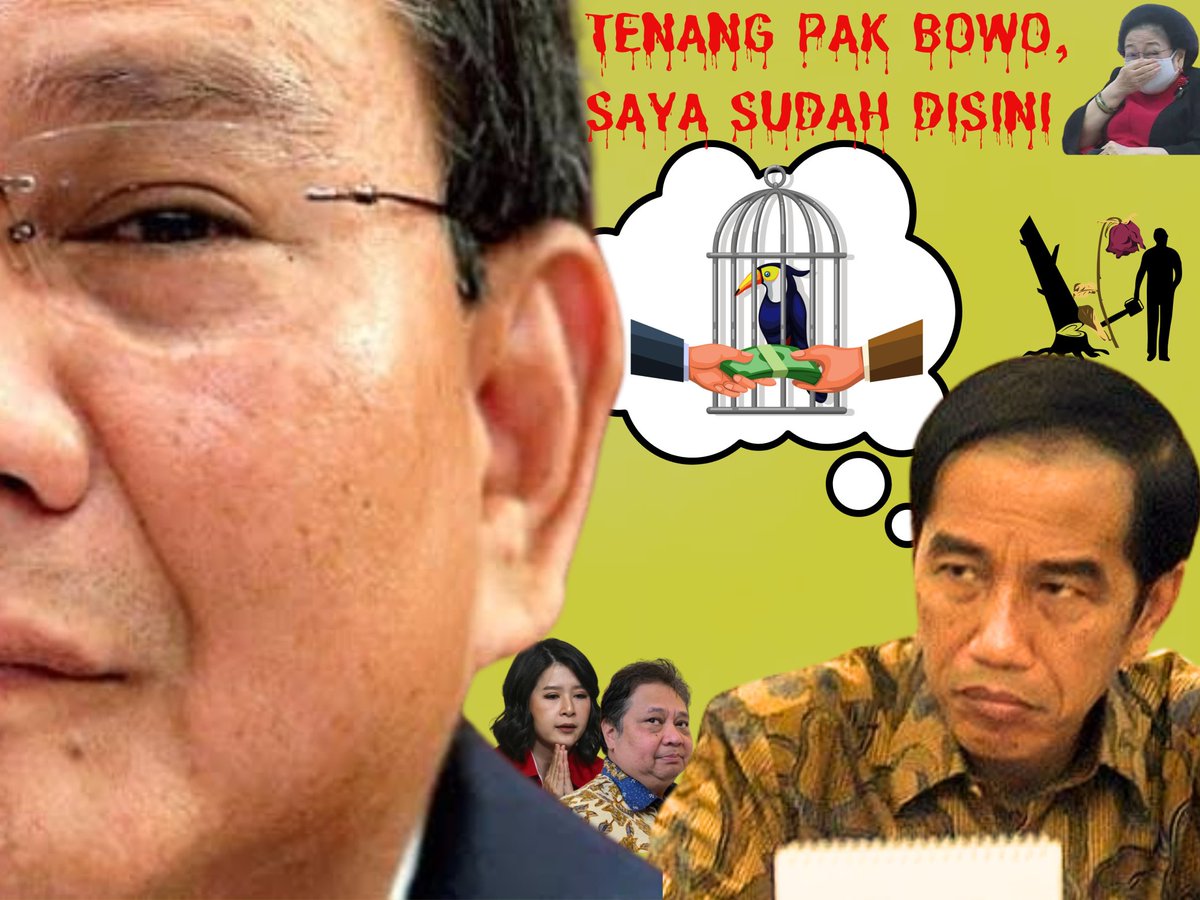 JhonSitorus_18's tweet photo. Bukan Golkar, tapi Prabowo...!

"Kuda tuli akan bisa terjadi kepada partai lain," belum sebulan ucapan Ganjar Pranowo itu, Golkar sudah merasakan bagaimana pedihnya diinjak oleh kuda tuli

Yang mencengangkan, semua DIAM, semua seolah terlihat biasa saja, tak terjadi apa-apa. Prosesnya terlihat begitu mulus, walau luka dipunggung begitu menganga, tapi wajah berekspresi bahagia

Nestapa dari kerut wajah Airlangga jelas menggambarkan apa yang sedang terjadi. Juga Babah Alun (Jusuf Hamka) yang tak kuasa melihat pembegalan partai oleh kekuatan besar yang tak dapat dihindari

Celetukan Airlangga di IKN "Kursi Kapolri saja diambil," kepada Bahlil jelas bukan asbun. Kata2 itu memiliki roh dari hati terdalam yang dikemas dalam suasana santai namun hatinya bergetar. Kader Golkar yang melihat, jelas teriris hatinya, bahkan sampai air mata menjadi darah yang menetes

Jokowi lebih lihai bermain drama. Dia sutradaranya, dia juga pemeran utamanya. Terlihat sebagai pahlawan, juga terlihat sebagai bandit. Dibalik senyumnya, ada telunjuk yang lebih menyala dibanding telunjuk seorang Raja dan Algojo. Kalo ga manut, ya siap-siap dieksekusi. Kalopun manut, harus rela dipreteli

Partai adalah kendaraan, tapi tidak semua partai adalah supercar. Butuh supercar untuk melewati tantangan anak kandung (Wapres terpilih) Gibran Rakabuming Raka agar tak disepelekan oleh orang lain, terutama Prabowo

Mendirikan partai terlalu lama dan menghabiskan materi, maka cara terbaik adalah KUDETA partai lewat sandera transaksional. Kalo mau selamat, ya serahkan kursi itu kepada kakanda

Cerita pasca 20 Oktober mesti dirangkai dari sekarang agar nasib Anak dan mantu berjalan mulus. Skenario harus apik, aktornya harus manut dan jangan sampai salah pilih. Kaesang dan Bobby harus dibangun jalannya sebelum LENGSER agar tidak salah arah

Rasa khawatir soal masa depan anak mantu tak bisa dititipkan lagi ke Ibunda Megawati, perempuan yang membesarkan namanya sejak dipungut dari antah berantah. Rasa khawatir ini menjadi sebuah rasa PANIK karena harus dirangkul sendirian karena sandera kepada partai-partai lain tak lama akan jadi bumerang lagi. Tak akan ada yang nyaman didikte terus menerus

Prabowo jelas tidak tinggal diam. Dia adalah ahli strategi, jangan sampai tertikam sebelum menikam, jangan sampai mati sia-sia, jangan sampai Gerindra juga di PSI atau Golkarkan

Mundurnya Airlangga Hartarto sebenarnya bukan perang Golkar vs Jokowi, tetapi awal perang Gerindra vs Jokowi

Gerindra adalah anak ideologis partai Golkar. Orang2 di Gerindra adalah orang2 yg dulu ada di Golkar, juga Golkar dengan warisan Soeharto yang merupakan mertua ketum Gerindra, Prabowo Subianto

Ikatan psikologis Prabowo dan bu Mega juga tak dapat diabaikan begitu saja. Bu Mega berjasa besar memulangkan Prabowo dari Yordania dan bebas dari segala tuntutan hukum serta menggandeng Prabowo di Pilpres 2009 meski kalah

Jokowi? KTA ormaspun ga punya, apalagi partai. Dia harus menerobos Golkar demi bisa mengimbangi kekuatan Prabowo pasca 20 Oktober nanti. 102 kursi di Parlemen bukan angka yang kaleng2, belum lagi tambahan dari partai lain yang ketumnya disandera juga

Apalagi, wacana pertemuan bu Mega dan Prabowo makin mencuat. Rasa khawatir itu makin membumbung tinggi karena jika sampai PDIP bergabung, maka keduanya bisa saja sepakat menendang Jokowi dari hiruk pikuk kekuasaan

Bisa jadi, Gibran benar2 jadi BAN SERAP yang tak pernah dipakai. Keistimewaan atas hak DKJ dan kawasan Anglomerasi sangat gampang diganti pemegangnya

Pensiun dengan tenang tak lagi bisa dinikmati di Solo. Bermain dengan cucu hanya sekadar konten di media sosial saja. Pikiran dan hatinya hari-hari penuh dengan kewaspadaan. Satu tentang anak dan mantu, kedua tentang Prabowo

Golkar hanyalah tali kecil dengan gerbong besar tapi kadernya oportunis. Urusan dengan Golkar sudah selesai, terlalu GAMPANG. Perang sesungguhnya ada pada Jokowi vs Prabowo

Seduh kopimu, siapkan kacang rebus. Drama ini makin seru kawan

#JhonSitorusInsight