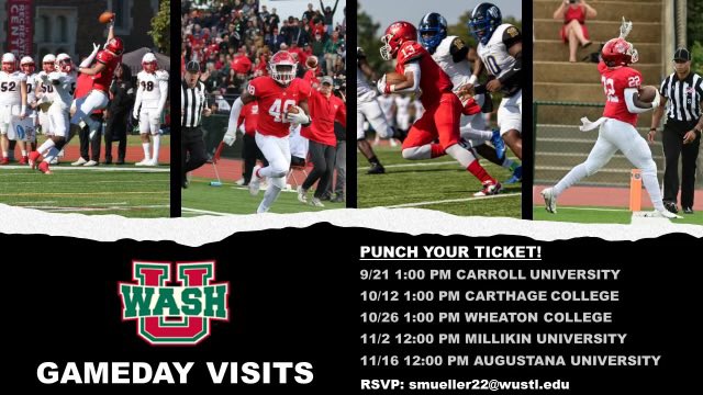 RDHolly3's tweet photo. Thank you so much @washufootball and @MuellerFBCoach for the game day visit invite! Can’t wait to get on campus 10/12.
@FootballNaz @coachfish42 https://t.co/Z8a7px2a62