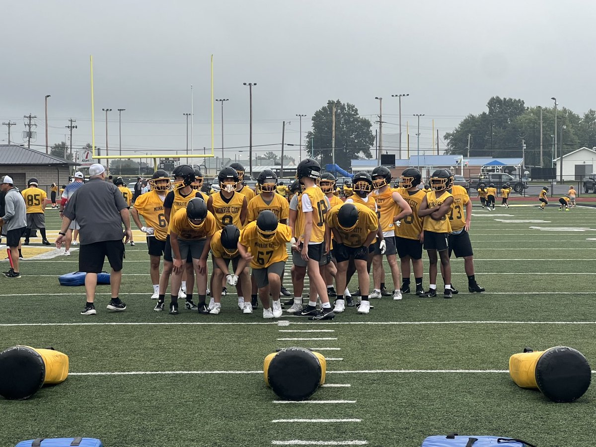 1st day of HS fall practice as an AD. It’s awesome to go around and see so many good things happening at MCHS! Our coaches and kids are top notch! #MCPRIDE
