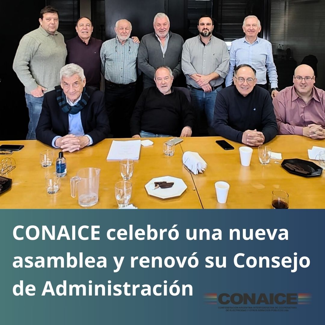 Autoridades y delegados de federaciones de cooperativas eléctricas de distintas provincias del país reunidos en la asamblea celebrada en Buenos Aires, reeligieron a Luis Castillo (de FECESCOR) como presidente de la confederación. 
La nota aquí: shorturl.at/oqAts