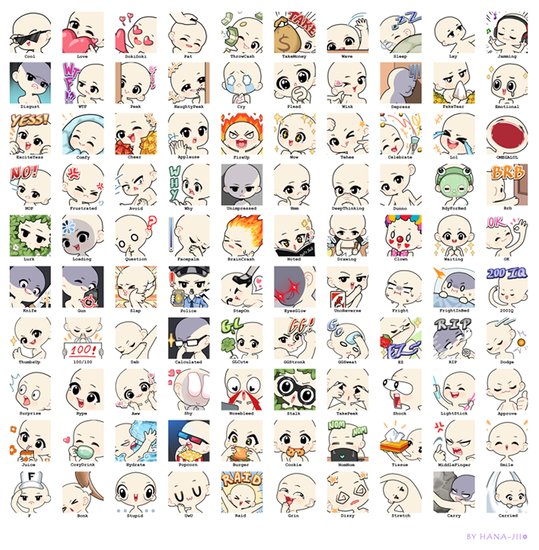 ⭐️[ FREE EMOTES ] ⭐️ reply with png and the emote you want :D need ...