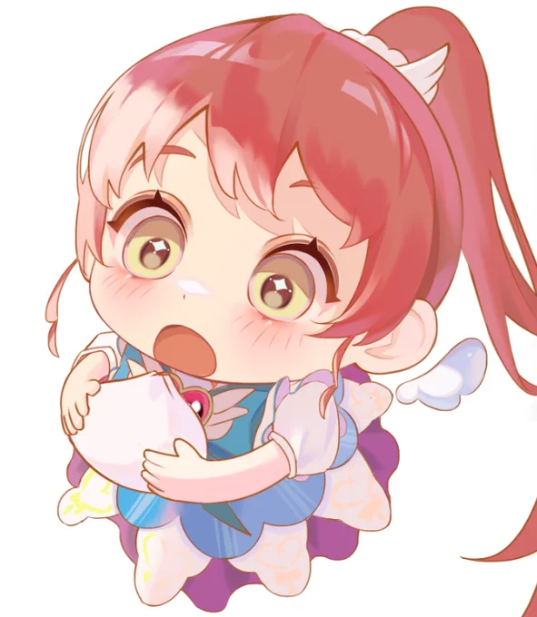 ちびキャラの変化 3ヶ月前 現在