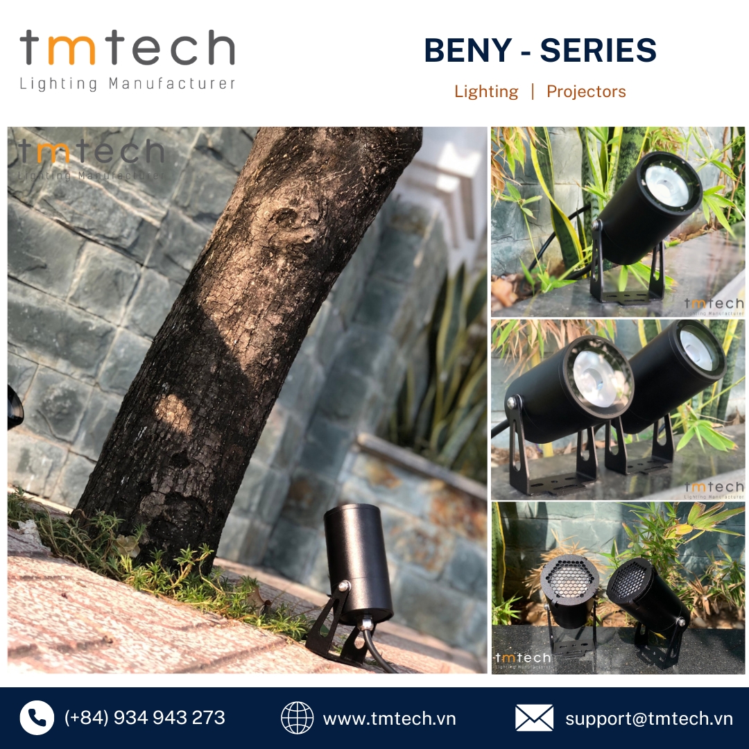 Beny-Series by TMTech brings charm to your garden! Anodized aluminum and CNC machined spotlights perfect for any landscape.

Discover here: tmtech.vn/products/proje…

#tmtech #tmtechvietnam #tmtechlighting #tmtechmanufacturer #tmtechlamp
