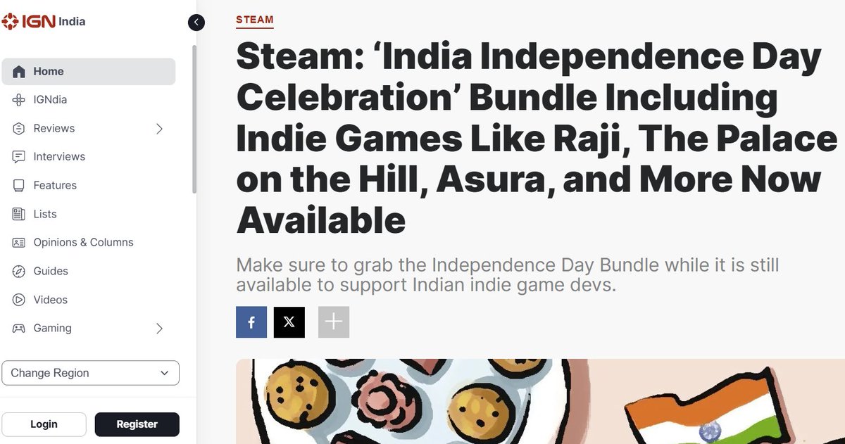 Getting coverage on IGN for our celebration bundle with at least 30% discount on 5 games from India. Link below