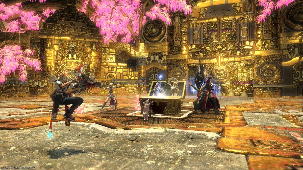 Have you delved into the depths of the Cenote for search of treasure ? If so did you make it to the end ? Our SPOOKs have and obtained that precious loot! 
Let us know how they've gone for you! 🪙👻
#FFXIV