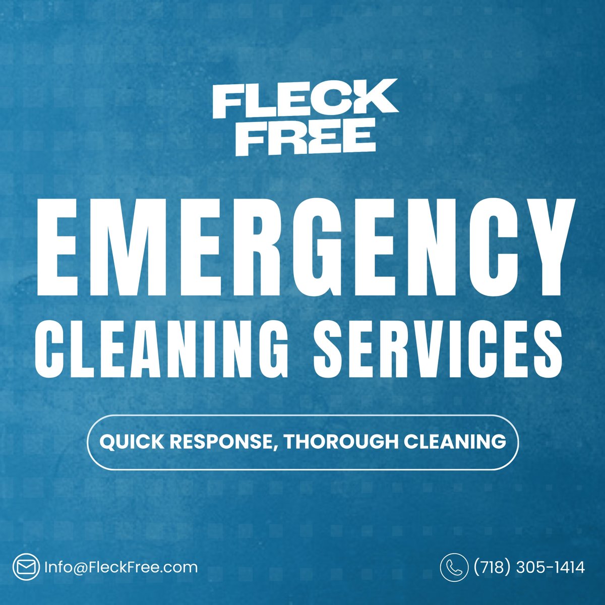 Fleck_Free's tweet image. Accidents happen, and we're here to help! 🚨 Fleck Free Cleaning offers emergency cleaning services to handle unexpected messes quickly and efficiently. Call us at (718) 305-1414.
#EmergencyCleaning #QuickResponse #FleckFreeCleaning #UnexpectedMesses #RapidCleanup