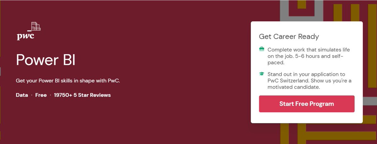 MikaelDewabrata's tweet image. PwC merilis kelas Power BI gratis yang kalian bisa coba. Tidak ada batasan, dan model belajarnya pakai video rekaman dan modul.

Materinya menarik, mulai dari memahami digital transformation, hingga challenge bikin dashboard Power BI.

URL ada di post berikut ya.