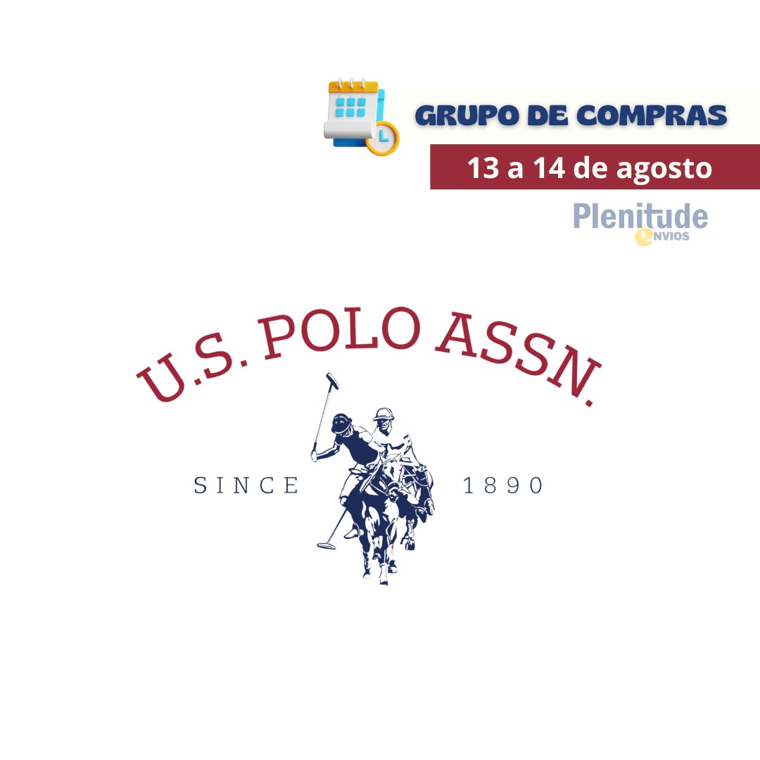plenitudeenvios's tweet photo. Nos dias 13 e 14 de Agosto faremos o nosso Grupo de Compras na U.S POLO. Não  perca a oportunidade de comprar produtos originais direto dos Estados Unidos 🇺🇲. DESCONTOS DE ATÉ 75%. Participe aqui: https://t.co/VrltshGGB3 
#GrupodeCompras #PlenitudeEnvios https://t.co/BVLY1igMB9
