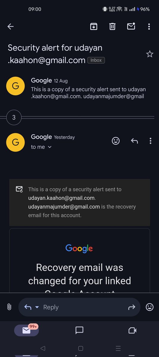 itzudyn's tweet photo. Hi @Google @GoogleIndia @gmail someone hacked my account, changed my password, recovery phone number, security key and everything. How can I get back my account? https://t.co/iPffjLfzQo