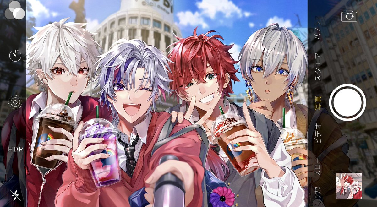 せめよん🥤☀️🏫
※ほぼ制服捏造学パロ
 #絵スコート  #イロ絵す  #kuzuart  #絵ブラヒム