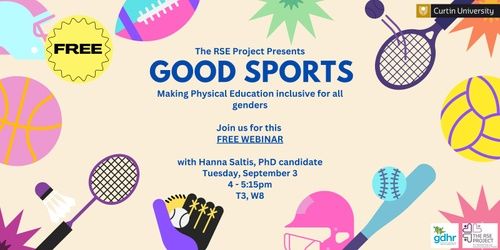 RSE Project Research Officer, Hanna Saltis, will be hosting a free webinar to help educators break down common gender stereotypes, bust common myths &amp; gain skills to make PE classes as inclusive as possible ⚽🏉🏃‍♀️ 

Register here 👉 buff.ly/4dxxxuH
