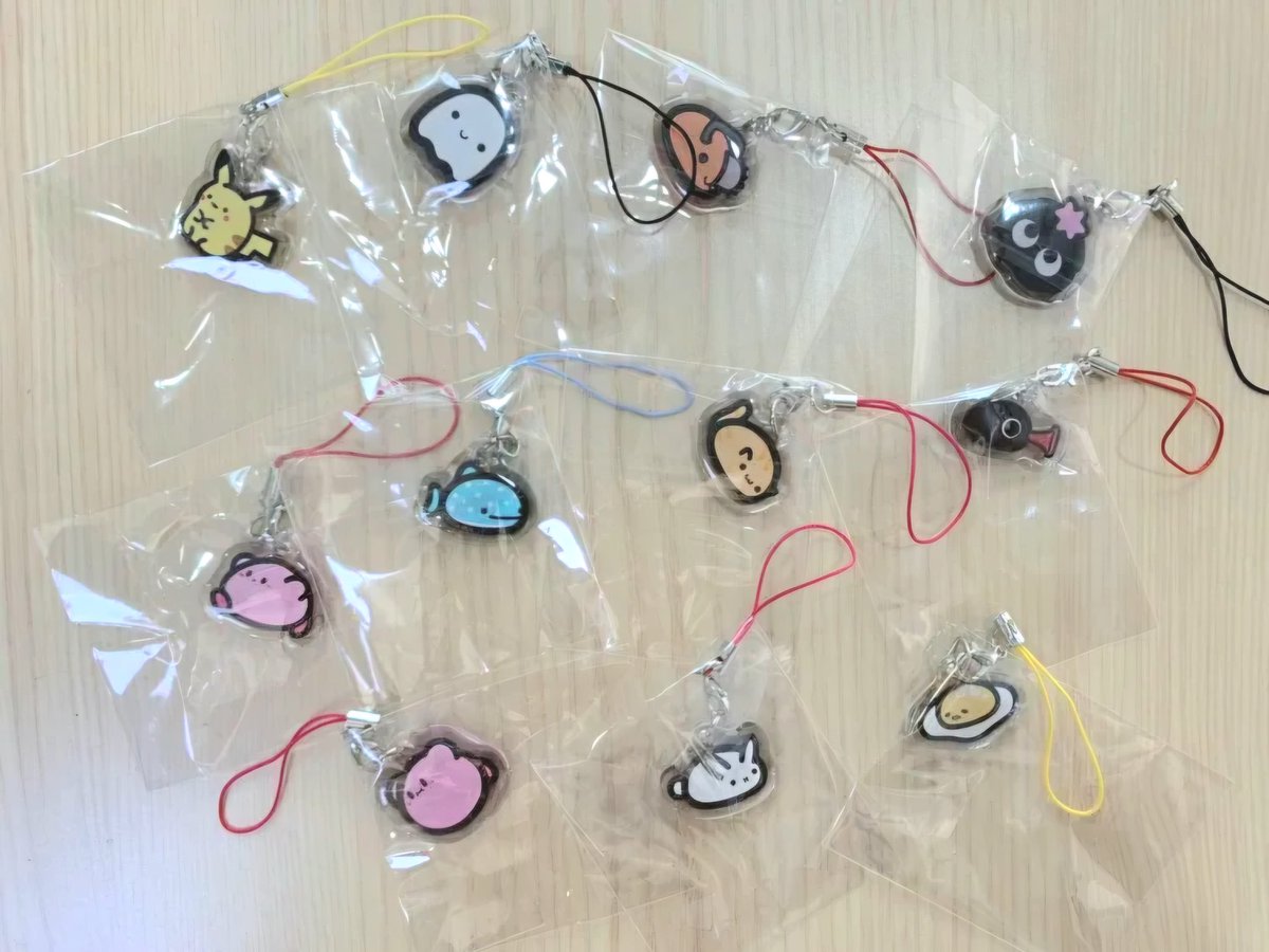 Tomato_Tomago's tweet photo. New phone charms and restocks coming to #fanexpocanada ! 

#pokemon #kirby #pochita #pingu https://t.co/F13hSYUf2R