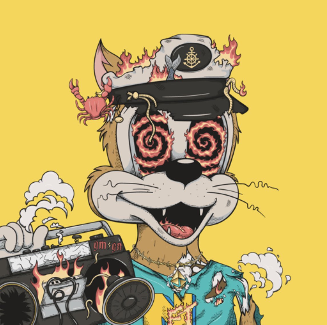 badkarma617's tweet photo. Want 2 win a #DetonatedToon from @degentoonz?
all you gotta do is.
1.)Follow @badkarma617, @BoredChefKota & @DegenToonz
2.)Retweet the #DegensAnonymous space -> https://t.co/ktUO8E8NTS
3.)Tag 3 Degens in this post, and be in the Degens Anonymous space to claim https://t.co/fx8rDJulC6