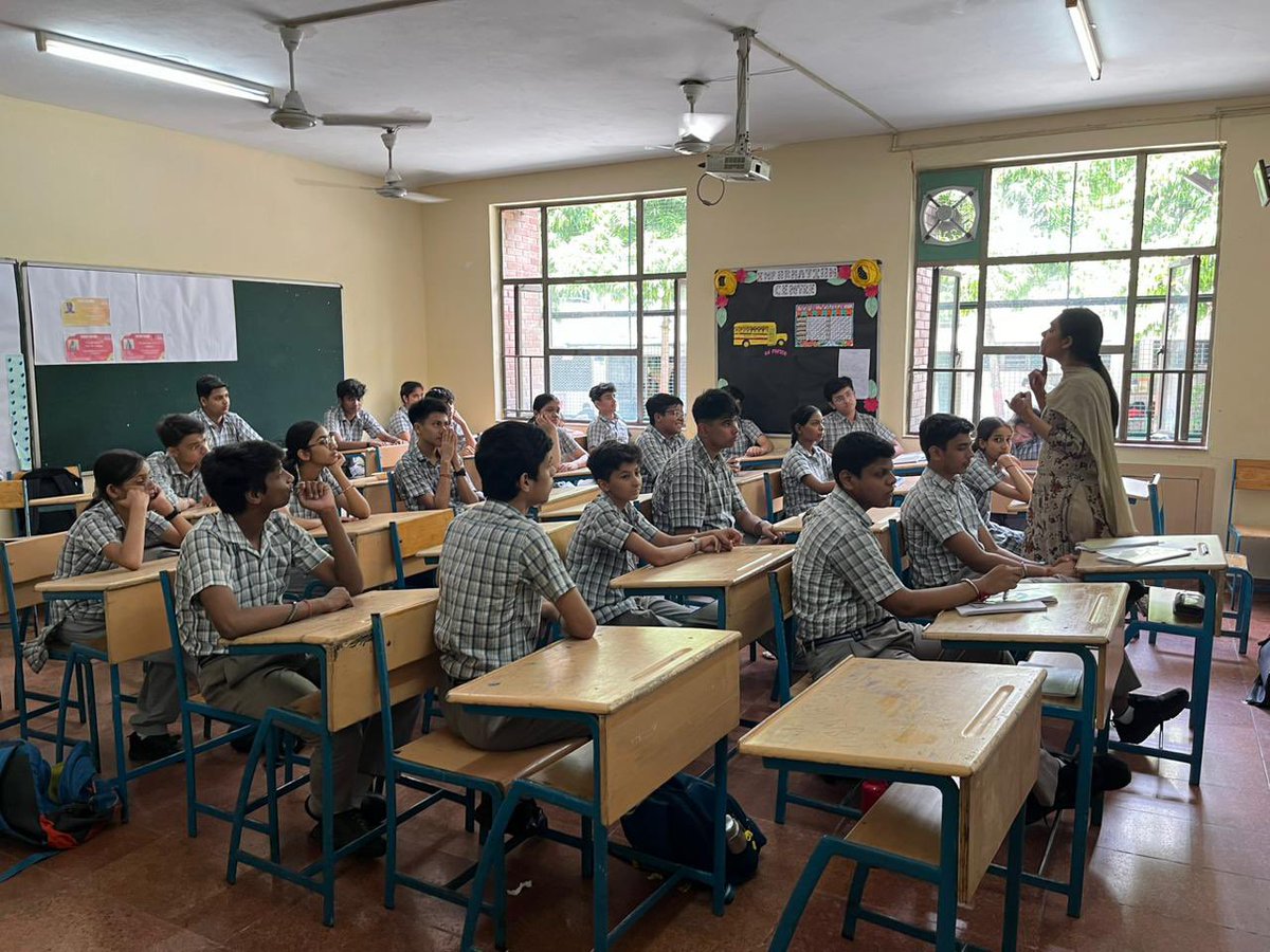 “Empowering minds! Conducted a group counseling session for Class X B, focusing on Preventing Bullying and the importance of humility. Initiative for creating a community where everyone thrives! Under the Guidance <a href="/ashokkp/">Ashok Pandey</a> <a href="/y_sanjay/">Sanjay Yadav</a> <a href="/pntduggal/">PUNEET DUGGAL</a> <a href="/kandhari_ekta/">Ekta  Kandhari</a> #BullyingPrevention
