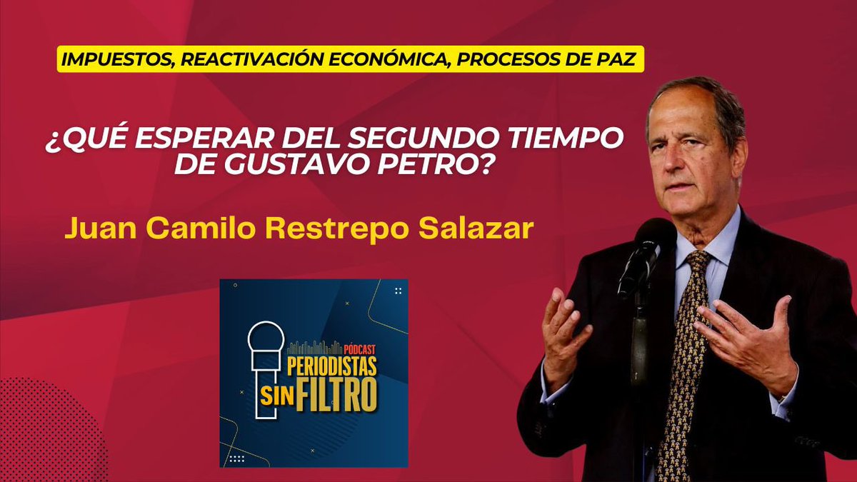 Hoy <a href="/RestrepoJCamilo/">Juan Camilo Restrepo</a> habla sobre el futuro del gobierno del presidente Petro en #PeriodistasSinFiltro youtube.com/live/UA90rU9YV…