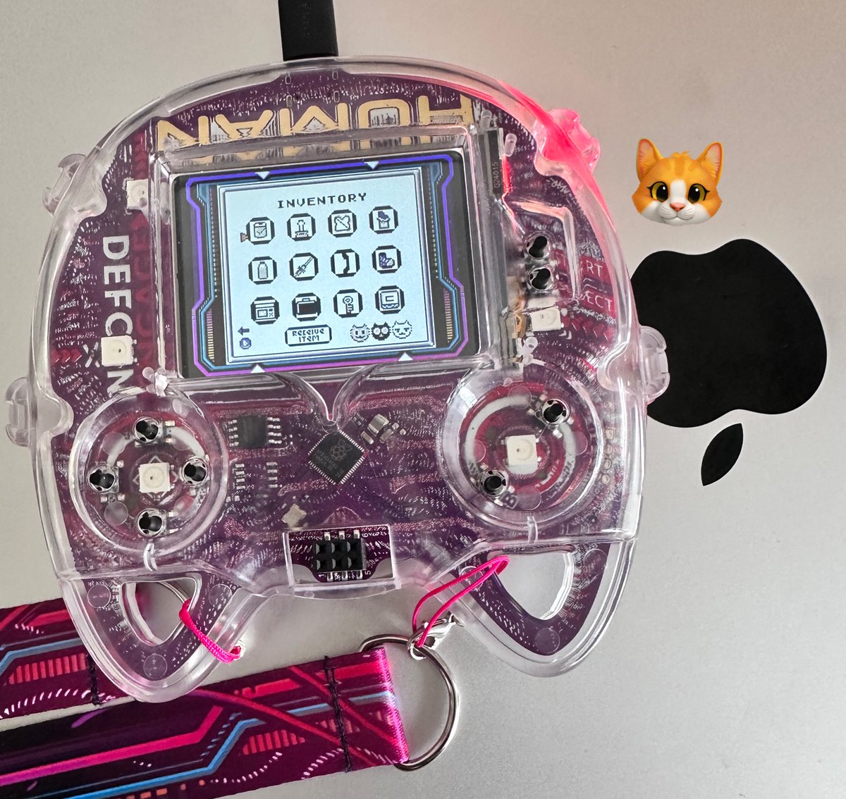 TheDef Con 32 badge firmware is upgraded. Thanks <a href="/Jaku/">Jaku 🐀🐀🐀🐀</a>
