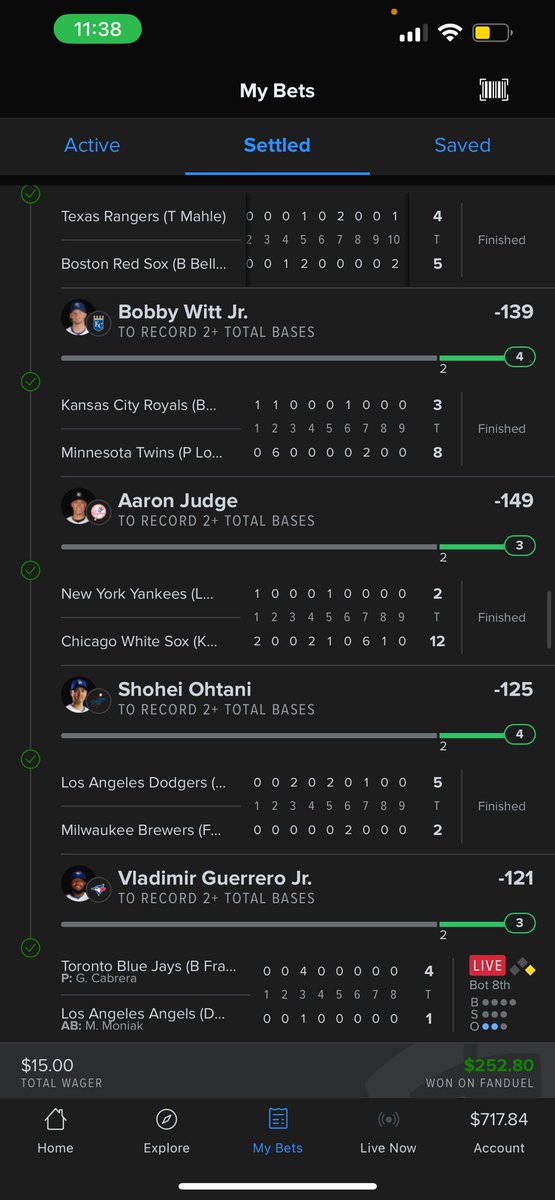 BIGONEOFONE's tweet photo. 2️⃣ Cashes In The Cord Join For Free For Tomorrow’s Plays 🚀 

🔗 : https://t.co/tFVDYG0qZj

#GamblingX #MLBBets #fanduel https://t.co/lec8z9Pqzq