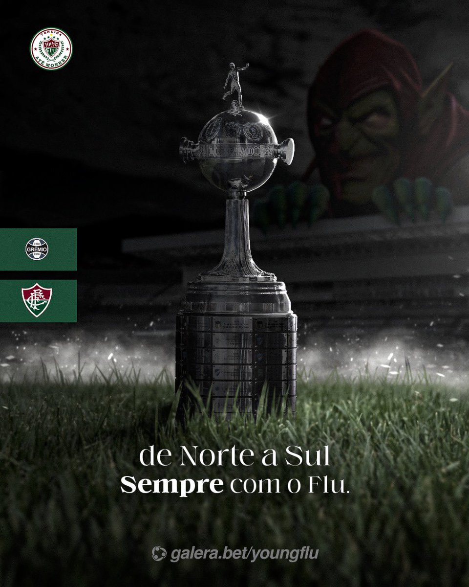 youngfluoficial's tweet photo. DIA DE COPA LIBERTADORES DA AMÉRICA 🇭🇺🏆

DE NORTE A SUL SEMPRE COM O FLU! 🤜🏿🤛🏼🇭🇺

🎨: @gumaresdesign

🤑: Aposte com a https://t.co/DWfgYUoV81 https://t.co/2OtAlLrtnp