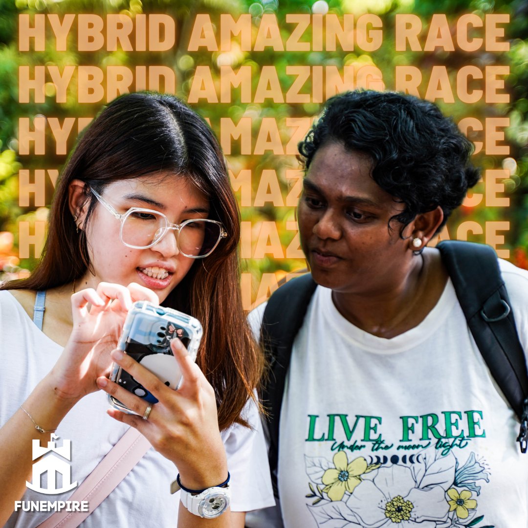 thefunempire's tweet photo. Race through iconic places in Singapore with FunEmpire’s Hybrid Amazing Race! 🏁🏃🏻‍♂️📱
📌 Check out our Client's fun experiences on our YouTube page here ➡️ https://t.co/qBeB89scRC 
#FunEmpireStories #Fun #Teambuilding #FunStartsHere #activities #funempire #singapore https://t.co/5AEOvfWNY1