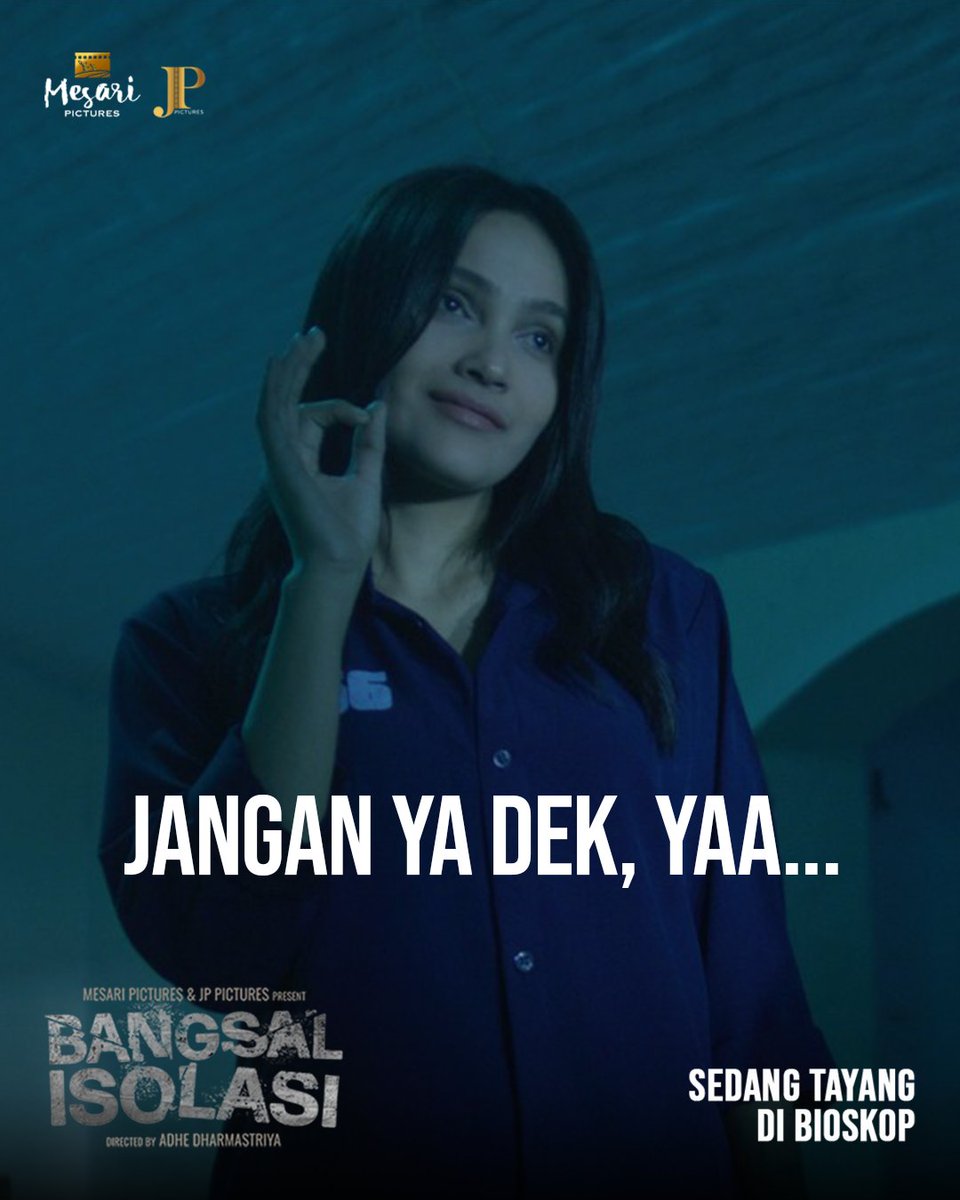 MesariPictures's tweet photo. Jangan diliat terus ya dek ya.. makin di lihat makin emosi. 🙂

Penasaran kan kenapa bikin emosi? Ayo, yang di tasikmalaya masih bisa loh nonton Bangsal Isolasi di bioskop!

#bangsalisolasi #jppictures #mesaripictures #filmindonesia #matiataubertahan https://t.co/aih07OyC1k