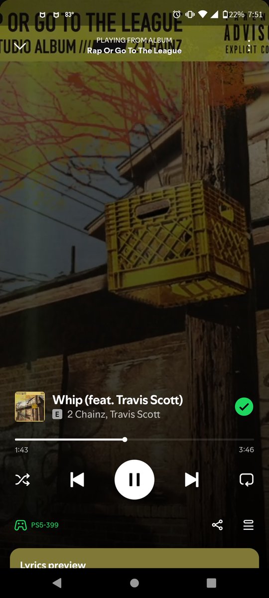 This song brings me back to an old playlist I used to have . It's one of two that's good off this album in my opinion #music