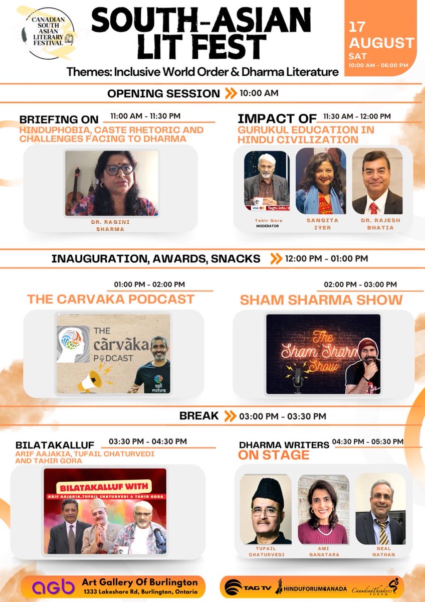 Tahir Aslam Gora (Chawla) ताहिर गोरा طاہر گورا (@tahirgora) on Twitter photo Come and Join our Dharma Lit Festival <a href="/ArtGallBurl/">Art Gallery of Burlington</a> on August 17-18, 2024, 10AM-12PM - Enjoy Panelists such as <a href="/arifaajakia/">Arif Aajakia</a> <a href="/kushal_mehra/">कुशल मेहरा</a> <a href="/shamsharmashow/">The Sham Sharma Show</a> <a href="/TufailChaturve/">Tufail Chaturvedi</a> <a href="/6amiji/">Ami Ganatra (અમી ગણાત્રા)</a> @imMUZIKA <a href="/kids4kids1233/">Dr. Ragini Sharma</a>-FREE ENTRY Come and Join our Dharma Lit Festival <a href="/ArtGallBurl/">Art Gallery of Burlington</a> on August 17-18, 2024, 10AM-12PM - Enjoy Panelists such as <a href="/arifaajakia/">Arif Aajakia</a> <a href="/kushal_mehra/">कुशल मेहरा</a> <a href="/shamsharmashow/">The Sham Sharma Show</a> <a href="/TufailChaturve/">Tufail Chaturvedi</a> <a href="/6amiji/">Ami Ganatra (અમી ગણાત્રા)</a> @imMUZIKA <a href="/kids4kids1233/">Dr. Ragini Sharma</a>-FREE ENTRY