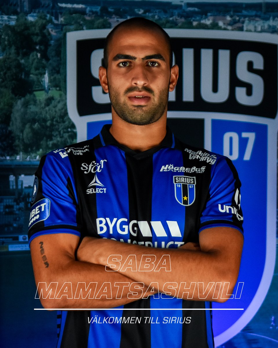 siriusfotboll's tweet image. Välkommen till Sirius, Saba Mamatsashvili! 🔵⚫

ℹ️ Sirius Fotboll är överens med den georgiska klubben Iberia 1999 om en övergång av den 21-åriga ytterbacken, tillika georgiska U21-landslagsmannen, Saba Mamatsashvili.

Läs mer på siriusfotboll.se