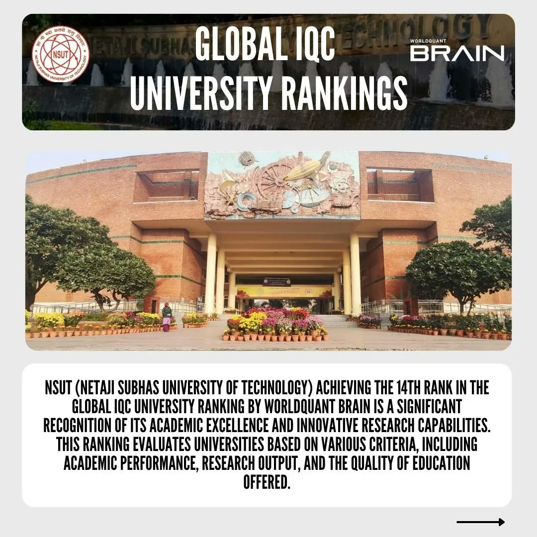 Netaji Subhas University of Technology tweet media